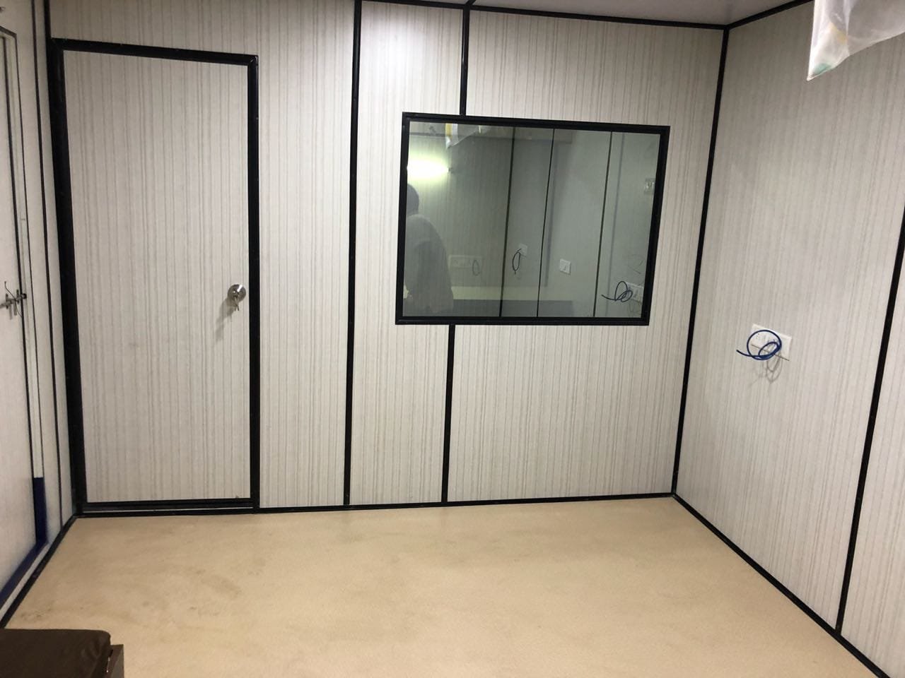 finished prefab room interior